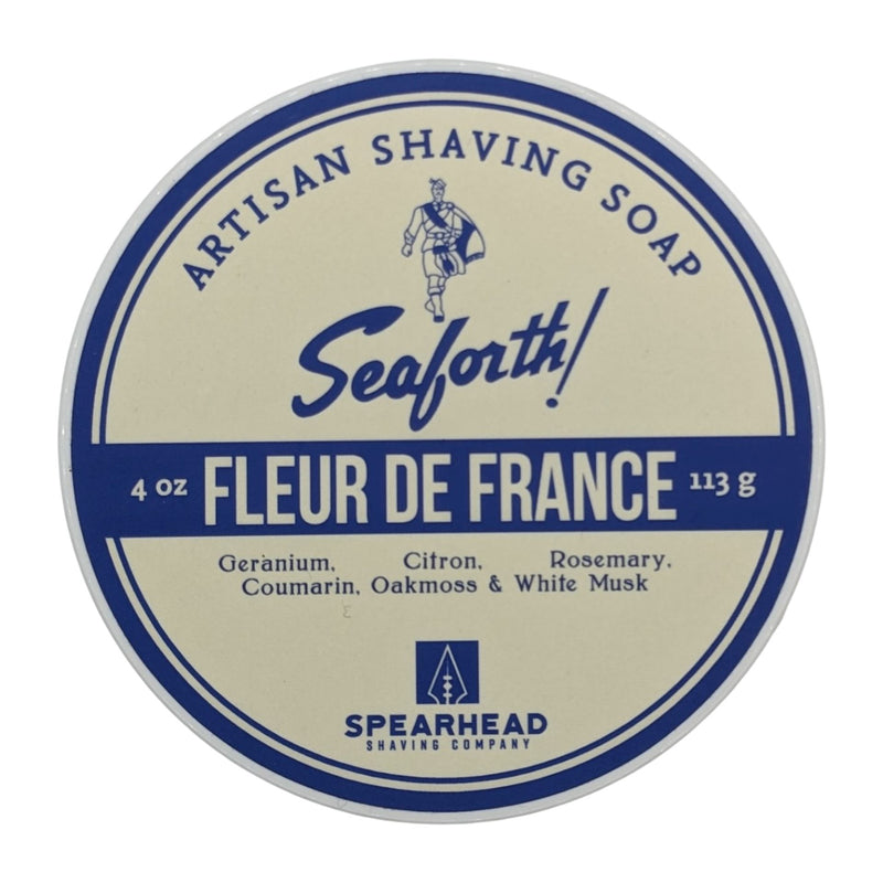 Seaforth! Fleur de France Shaving Soap - by Spearhead Shaving (Pre-Owned) Shaving Soap Murphy & McNeil Pre-Owned Shaving 