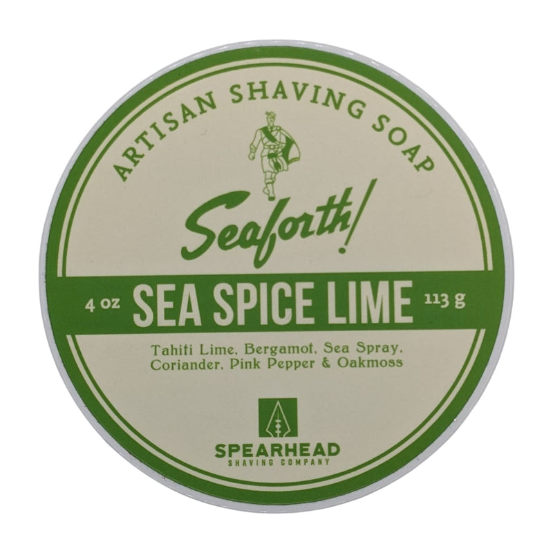 Seaforth! Sea Spice Lime Shaving Soap - by Spearhead Shaving (Pre-Owned) Shaving Soap Murphy & McNeil Pre-Owned Shaving 