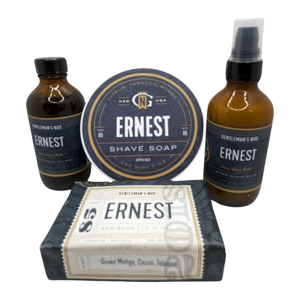 Ernest Shaving Soap, Splash, Balm, and Bath Bar - by Gentleman's Nod (Used) Shaving Soap MM Consigns (CB) 