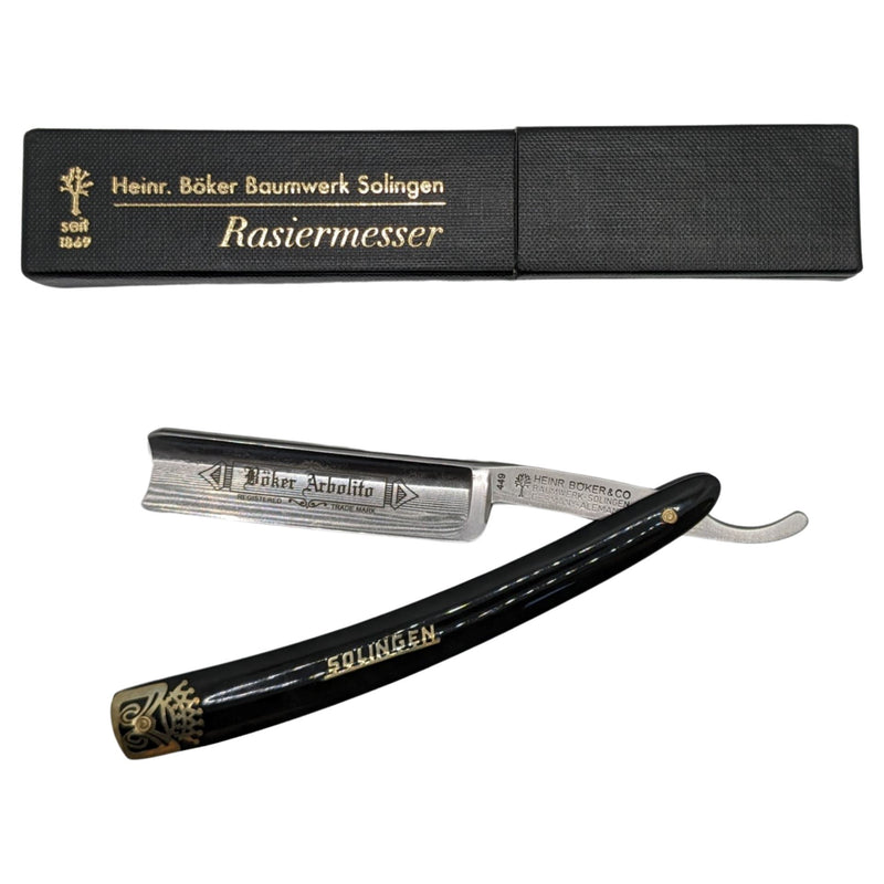 Arbolito 5/8 Spanish Milled Straight Razor - by H. Boker & Co. (Pre-Owned) Straight Razor Murphy & McNeil Pre-Owned Shaving 