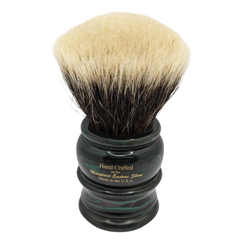 Ebonite Pug with 28mm Lee Sabini Knot - by Brad Sears (Pre-Owned) Shaving Brush Murphy & McNeil Pre-Owned Shaving 