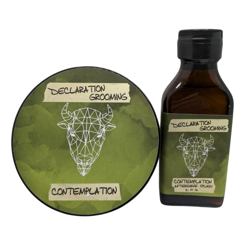 Contemplation Shaving Soap (Milksteak) and Splash - by Declaration Grooming (Pre-Owned) Shaving Cream Murphy & McNeil Pre-Owned Shaving 