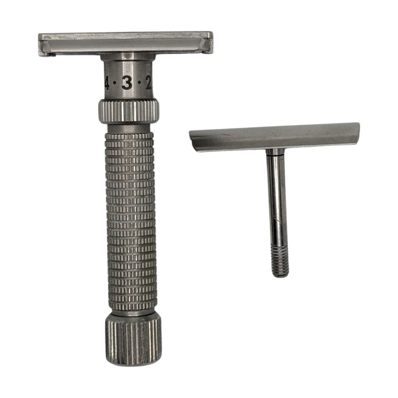 Ambassador Adjustable Stainless Steel Safety Razor - by Rex Supply Co. (Used) Safety Razor MM Consigns (JE) 