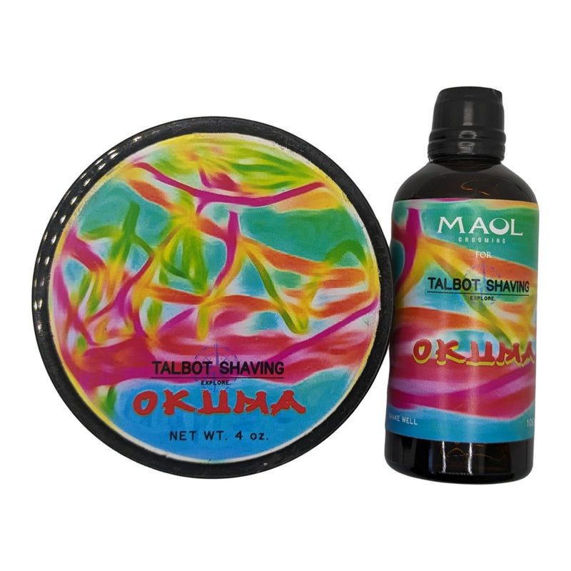 Okuma Shaving Soap and Splash - by Talbot Shaving/Maol Grooming (Pre-Owned) Shaving Soap Murphy & McNeil Pre-Owned Shaving 