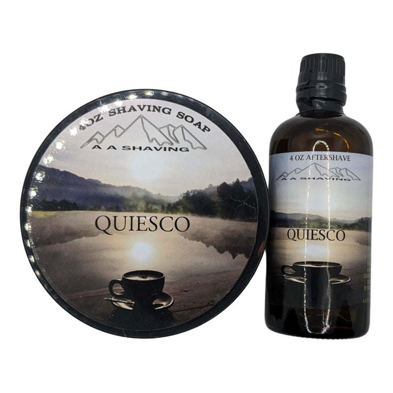 Quiesco Shaving Soap and Splash - by A A Shaving (Pre-Owned) Shaving Soap Murphy & McNeil Pre-Owned Shaving 