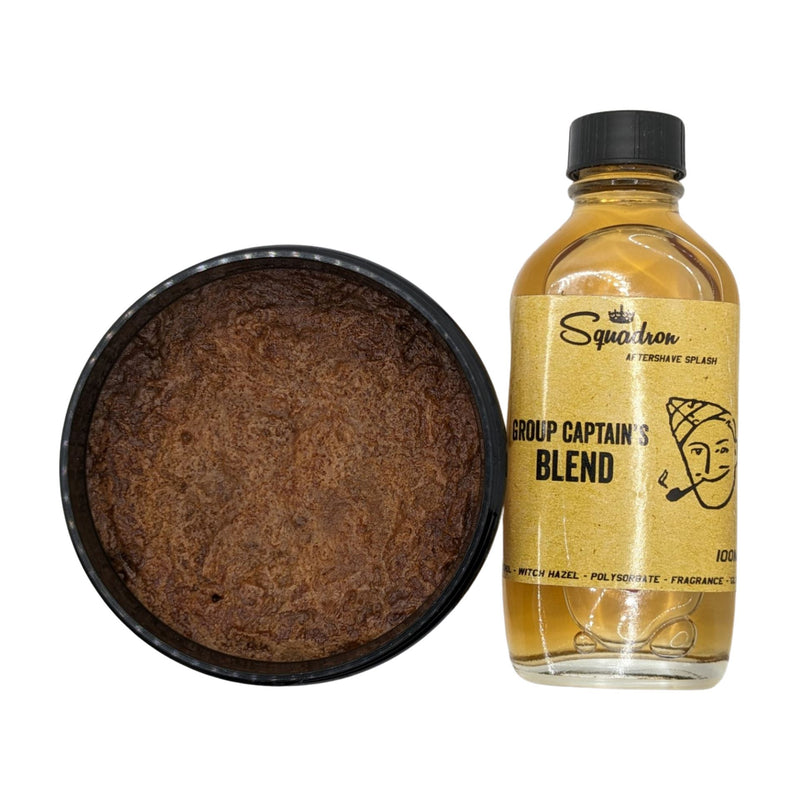Group Captain's Blend Shaving Soap and Splash - by Squadron Australian Shaving Soap and Accoutrements (Pre-Owned) Shaving Soap Murphy & McNeil Pre-Owned Shaving 