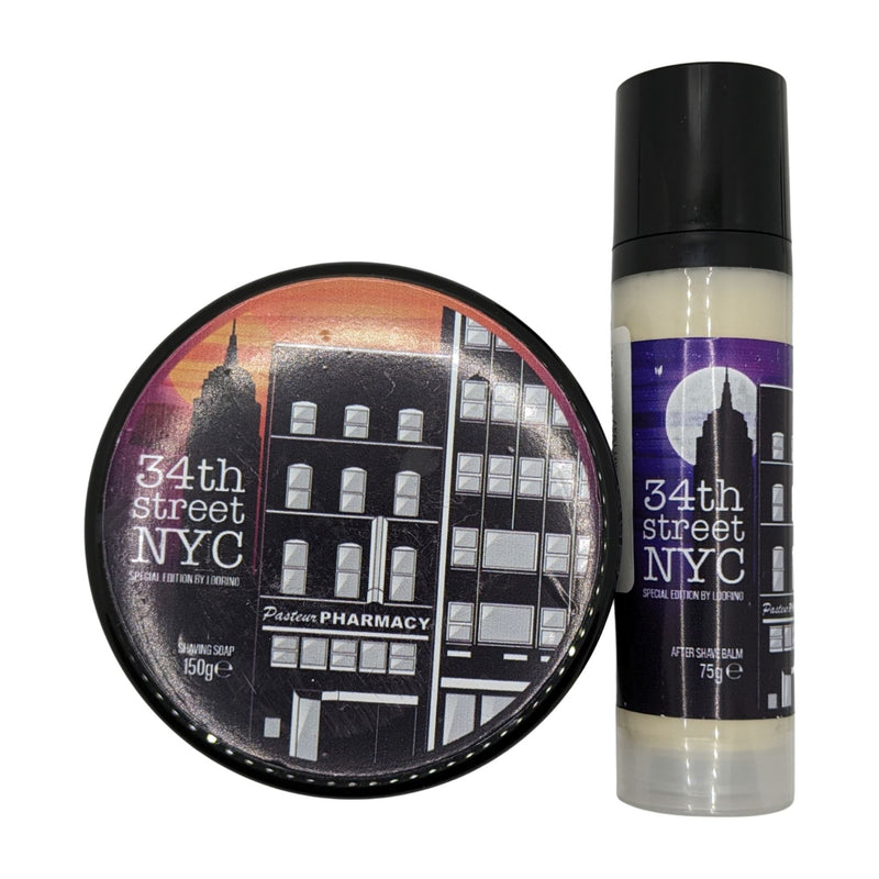 34th Street NYC Shaving Soap and Aftershave Balm - by Lodrino (Pre-Owned) Shaving Soap Murphy & McNeil Pre-Owned Shaving 