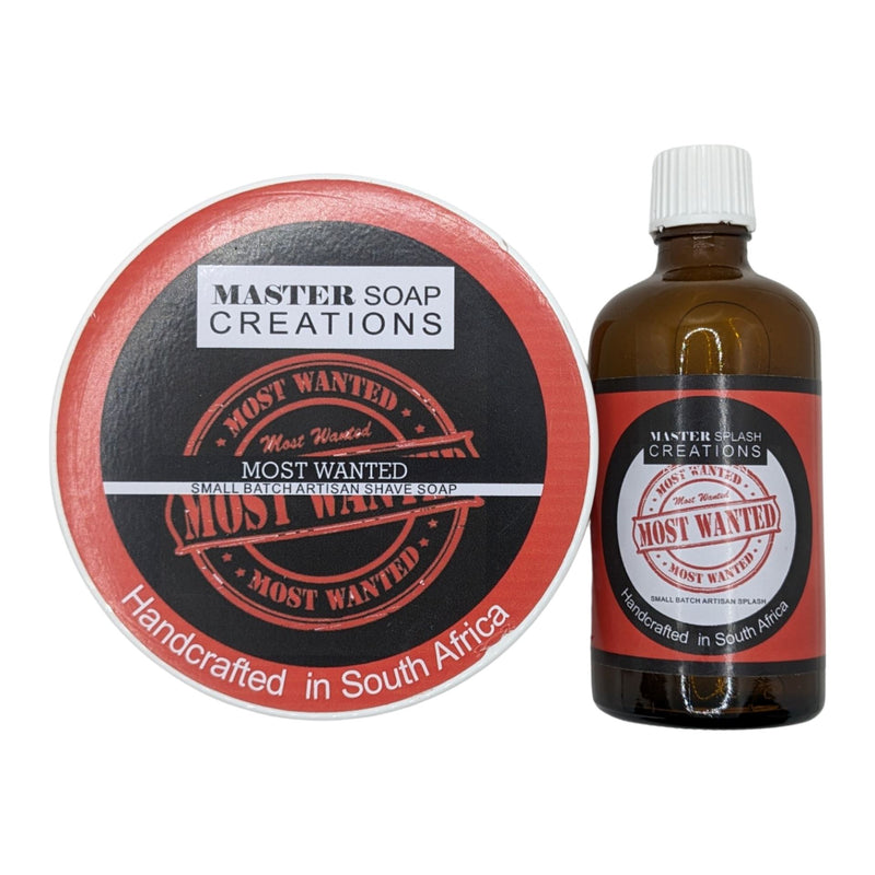 Most Wanted Shaving Soap and Splash - by Master Soap Creations (Pre-Owned) Shaving Soap Murphy & McNeil Pre-Owned Shaving 