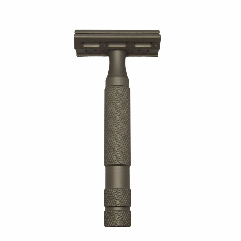 6S Adjustable Stainless Steel Safety Razor (Matte Gray) - by Rockwell Razors (Pre-Owned) Safety Razor Murphy & McNeil Pre-Owned Shaving 