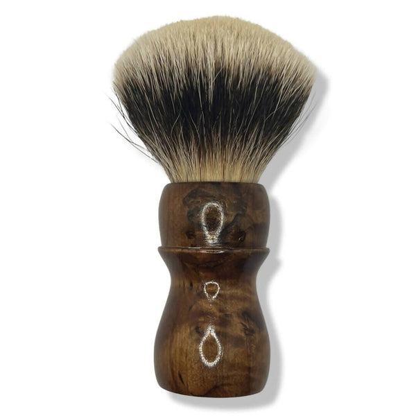 Roasted Curly Birch Shaving Brush (26mm SHD Fan) - by Tonmiko (Pre-Owned) Shaving Brush My Extras 