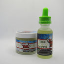 The Myth Beard Butter (Dirty Snow) and Oil - by Jolly Old Fat Man Beard Company (Pre-Owned) Beard Butter & Oil Bundle Murphy & McNeil Pre-Owned Shaving 