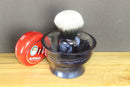 Shaving Brush and Bowl Set, Traditional Wet Shave, Care Package for Him, THICC BOI Ergonomic Design New Shaving Product Bundle KnotsAndFibers 