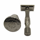 TiSlim Edition Titanium Safety Razor (0.5, Scalloped Cap) with Crown Handle - by Timeless Razors (Pre-Owned) Safety Razor Murphy & McNeil Pre-Owned Shaving 