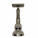 TiSlim Edition Titanium Safety Razor (0.5, Scalloped Cap) with Crown Handle - by Timeless Razors (Pre-Owned) Safety Razor Murphy & McNeil Pre-Owned Shaving 