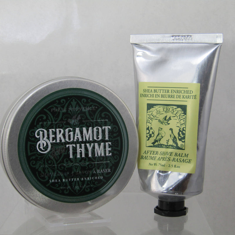 Bergamot & Thyme Soap and Balm - by Pre de Provence (Pre-Owned) Soap and Aftershave Bundle Murphy & McNeil Pre-Owned Shaving 
