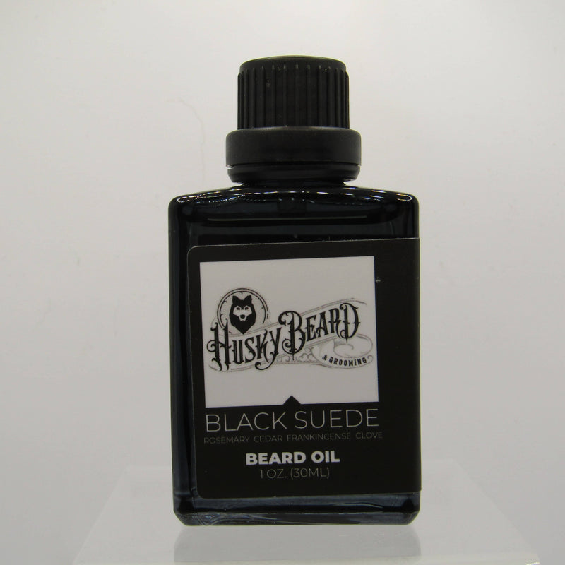 Black Suede Beard Oil - by Husky Beard Co. (Pre-Owned) Beard Oil Murphy & McNeil Pre-Owned Shaving 