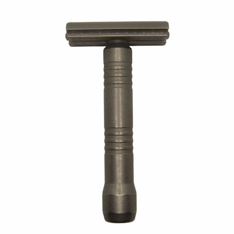 Model 921-M Stainless Steel Safety Razor (Stonewashed) - by Yates Precision (Pre-Owned) Safety Razor Murphy & McNeil Pre-Owned Shaving 