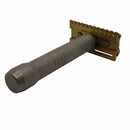 Model 921Stainless Steel Safety Razor (Stonewashed with Hybrid Baseplate) - by Yates Precision (Pre-Owned) Safety Razor Murphy & McNeil Pre-Owned Shaving 